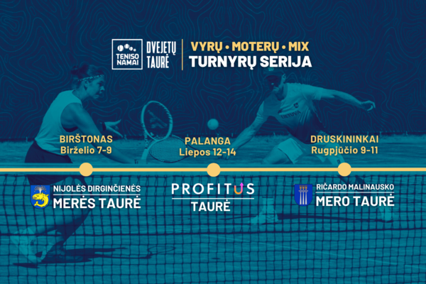 Dvejetų taurės registracija - atidaryta