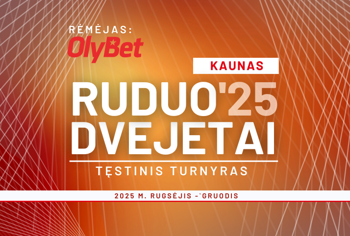 Ruduo 2025, remiamas OlyBet • Kaunas