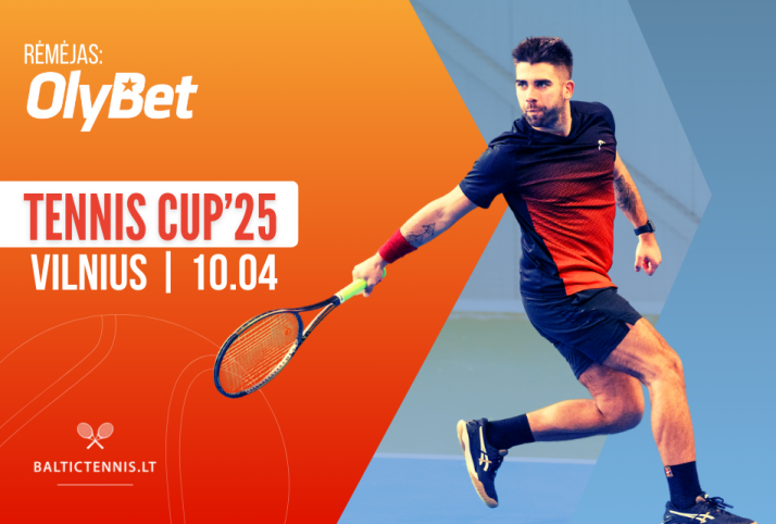 Tennis CUP’25, remiamas OlyBet