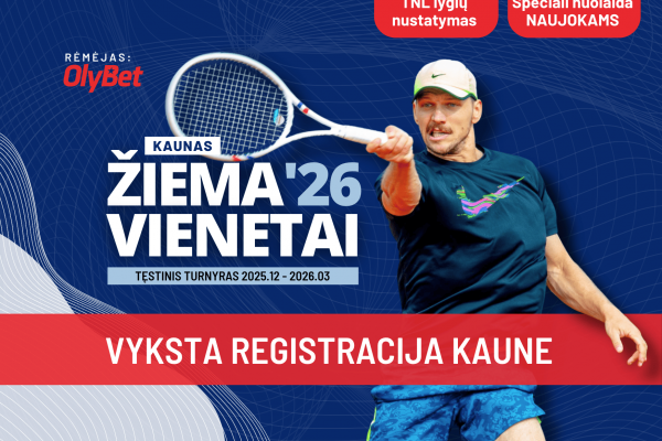 Vyksta registracija į OlyBet remiamą ŽIEMA'26