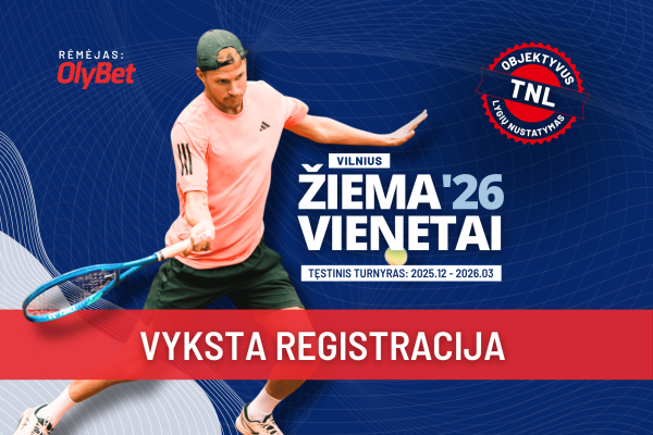 Vyksta vienetų registracija į OlyBet remiamą ŽIEMA'26