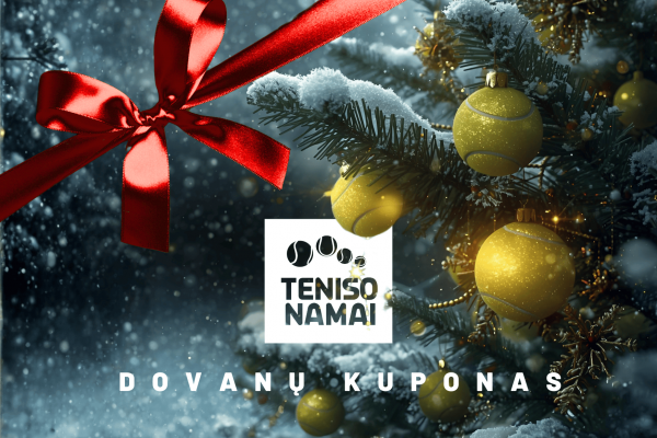 Padovanok „Teniso namų“ Dovanų kuponą teniso entuziastui!