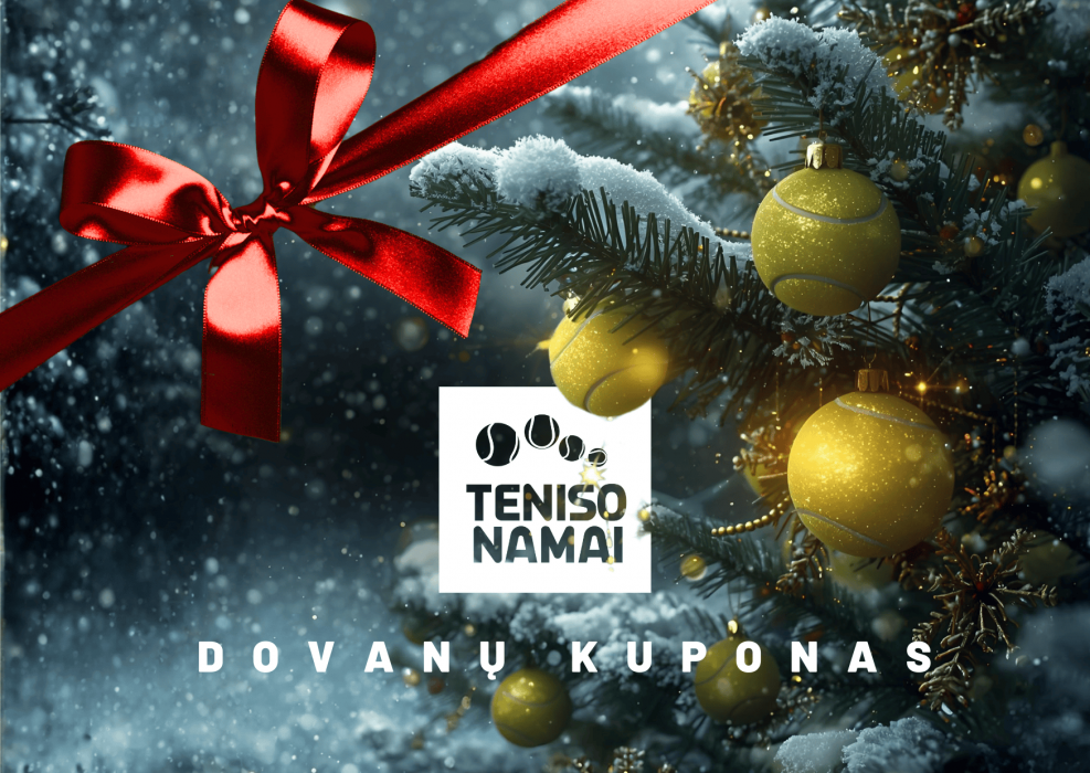 Padovanok „Teniso namų“ Dovanų kuponą teniso entuziastui!