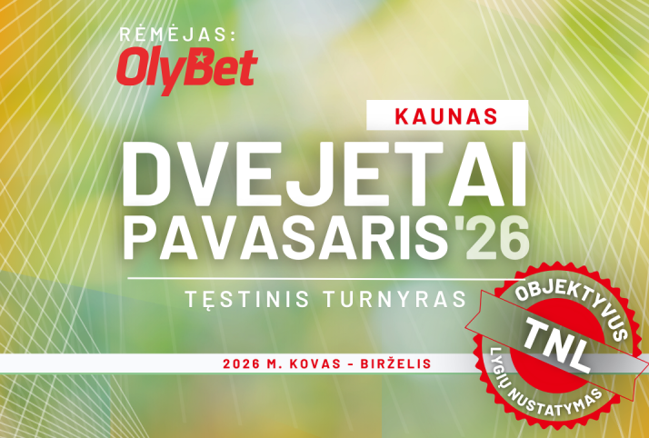 Pavasaris 2026, remiamas OlyBet • Kaunas