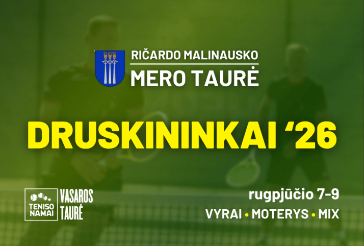 Druskininkų mero taurė 2026