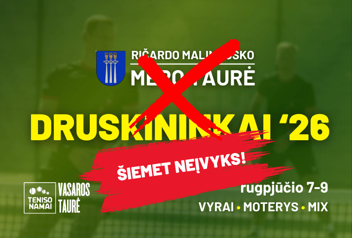 Druskininkų mero taurė 2026