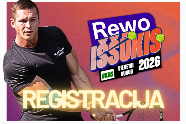 Vienetų REWO IŠŠŪKIS 2026 ruduo
