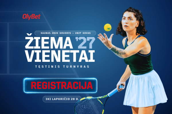 Registracija į vienetų ŽIEMA'27 turnyrą, remiamo Olybet