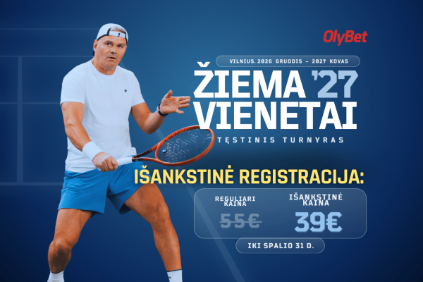 Išankstinė ŽIEMA'27, remiamo OlyBet, registracija prasidėjo!